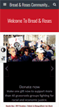Mobile Screenshot of breadrosesfund.org