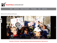 Tablet Screenshot of breadrosesfund.org
